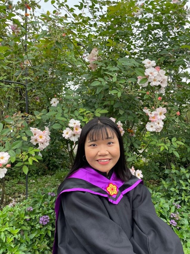 求學過程中，最重要的是相信自己，珍惜在大學裡的每一個瞬間