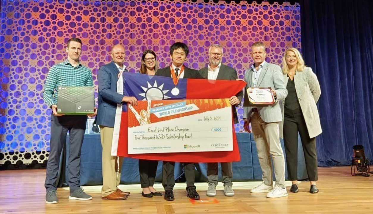 MOS世界盃總決賽　北商大資管系周恩宇 勇奪全球亞軍